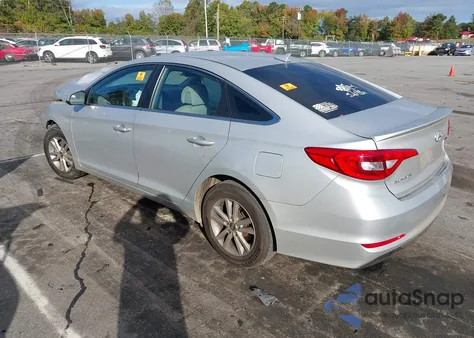 2017 Hyundai Sonata z USA, uszkodzony, nr VIN 5NPE24AF2HH535842